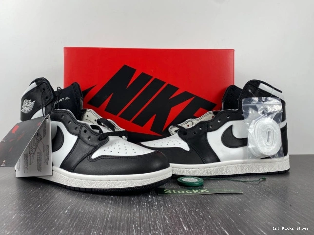 1st Kicks Shoes Jordan Black 85 BQ4422-001 1 High Retro (2023) White 0809